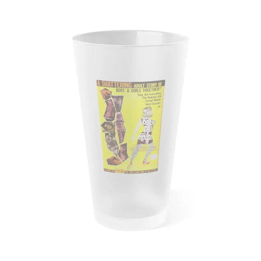 THE BRICK DOLL HOUSE 1967 Movie Poster - Frosted Pint Glass 16oz 16oz Frosted - Go Mug Yourself