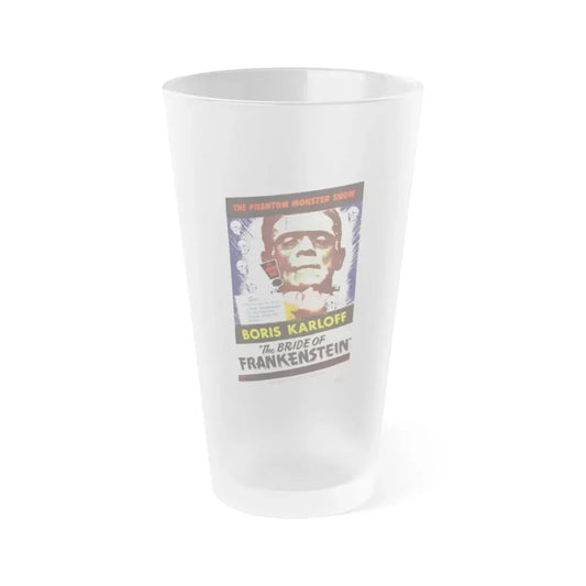 THE BRIDE OF FRANKENSTEIN (2) 1935 Movie Poster - Frosted Pint Glass 16oz 16oz Frosted - Go Mug Yourself