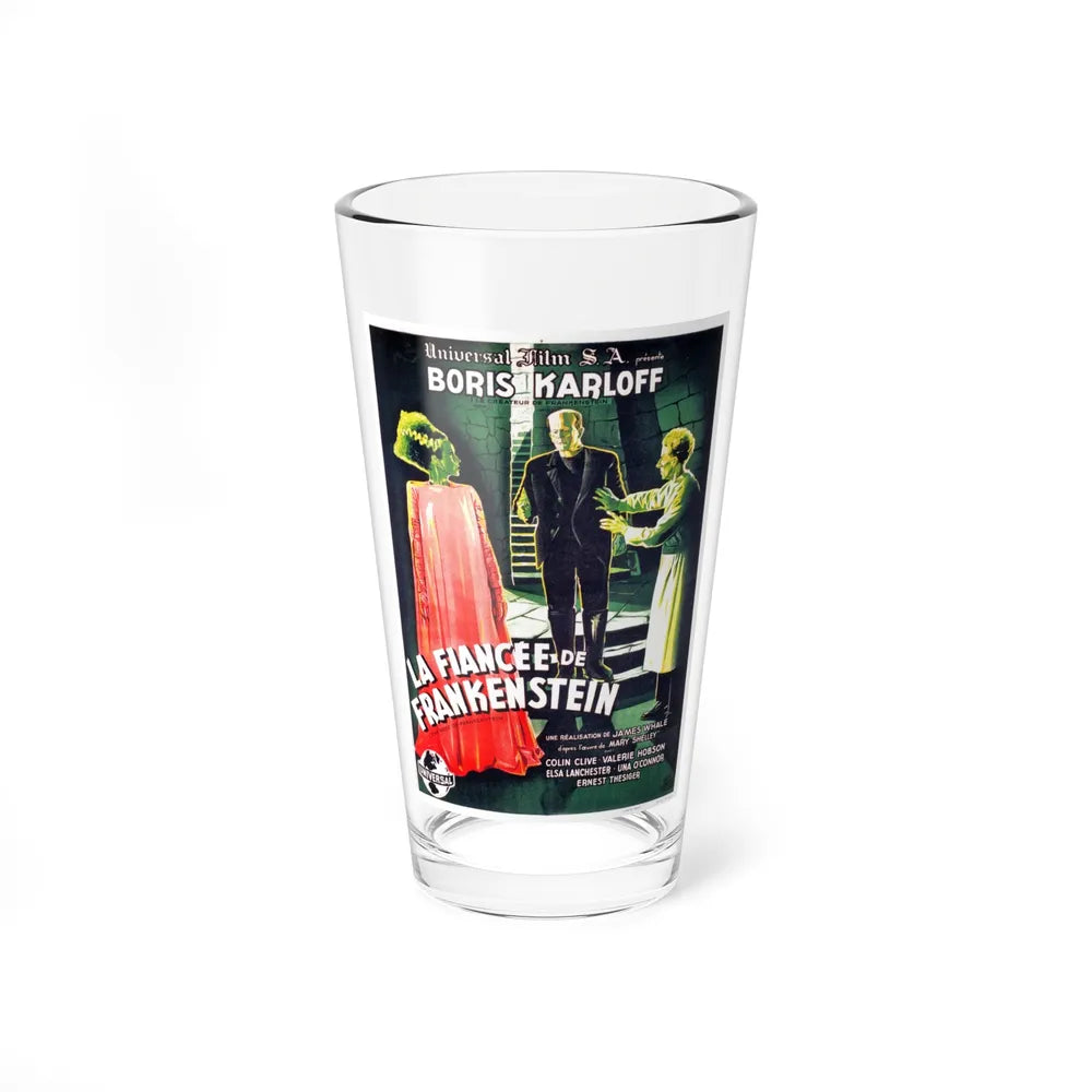 THE BRIDE OF FRANKENSTEIN (FRENCH) 1935 Movie Poster - Pint Glass 16oz-16oz-Go Mug Yourself