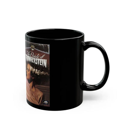 THE BRIDE OF FRANKENSTEIN (VHS COVER) - Black Coffee Mug - Go Mug Yourself