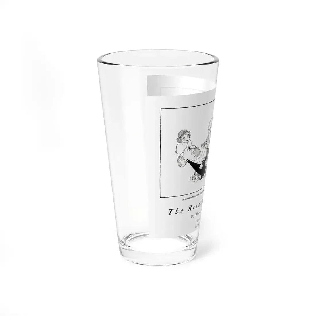 The Bride's Book Shower, Good Housekeeping, June 1921 (Magazine Illustration) Pint Glass 16oz - Go Mug Yourself