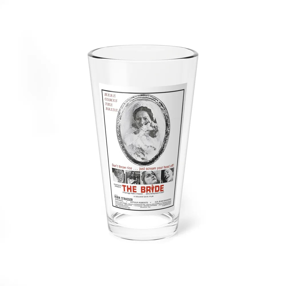 THE BRIDE (THE HOUSE THAT CRIED MURDER) 1973 Movie Poster - Pint Glass 16oz-16oz-Go Mug Yourself