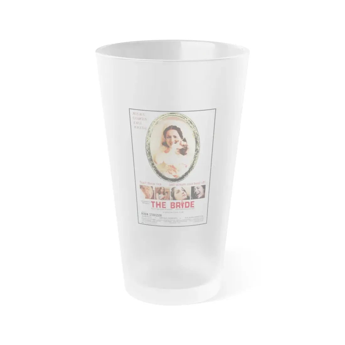 THE BRIDE (THE HOUSE THAT CRIED MURDER) 2 1973 Movie Poster - Frosted Pint Glass 16oz Default Title - Go Mug Yourself