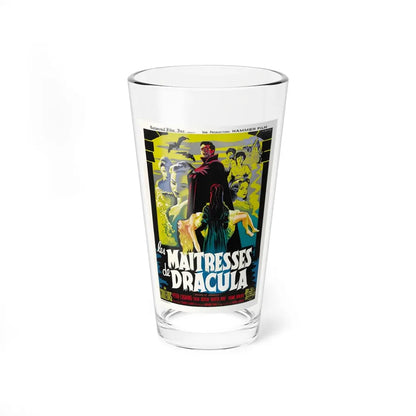 THE BRIDES OF DRACULA 1960 Movie Poster - Pint Glass 16oz 16oz - Go Mug Yourself