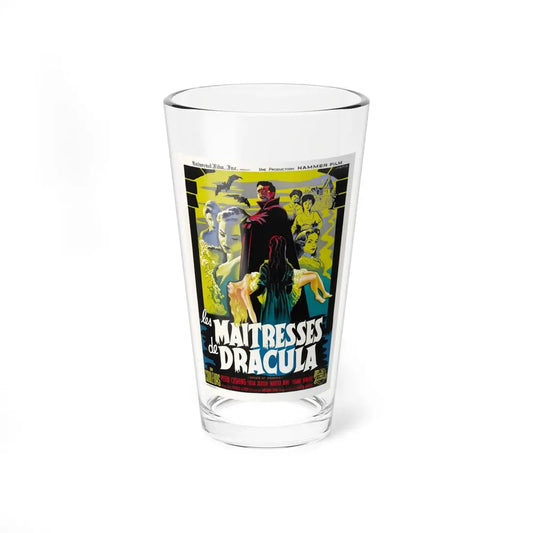 THE BRIDES OF DRACULA 1960 Movie Poster - Pint Glass 16oz 16oz - Go Mug Yourself