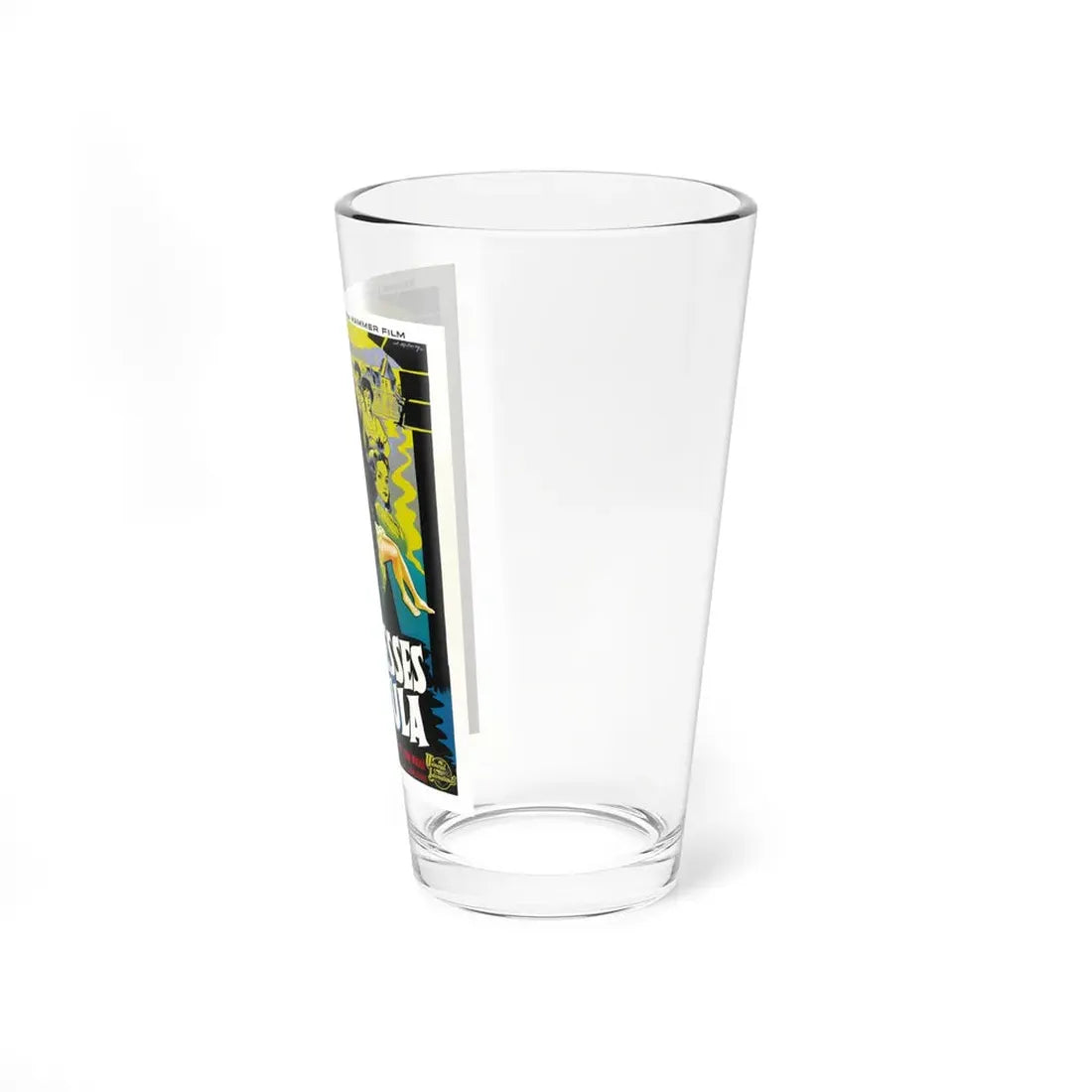 THE BRIDES OF DRACULA 1960 Movie Poster - Pint Glass 16oz - Go Mug Yourself