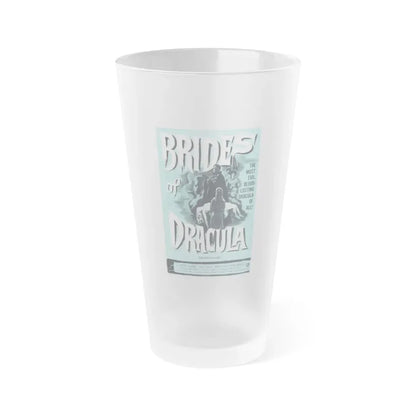 THE BRIDES OF DRACULA (2) 1960 Movie Poster - Frosted Pint Glass 16oz Default Title - Go Mug Yourself