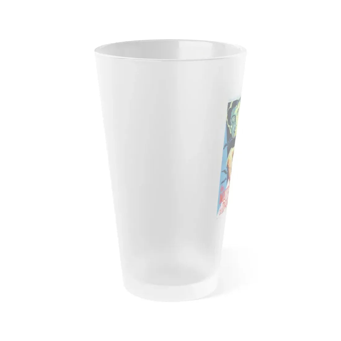 THE BRIDES OF DRACULA (FRENCH) 1960 Movie Poster - Frosted Pint Glass 16oz - Go Mug Yourself