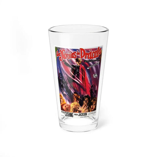 THE BRIDES OF DRACULA (SPANISH) 1960 Movie Poster - Pint Glass 16oz 16oz - Go Mug Yourself