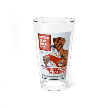 THE BRIDES OF FU MANCHU 1966 Movie Poster - Pint Glass 16oz 16oz - Go Mug Yourself