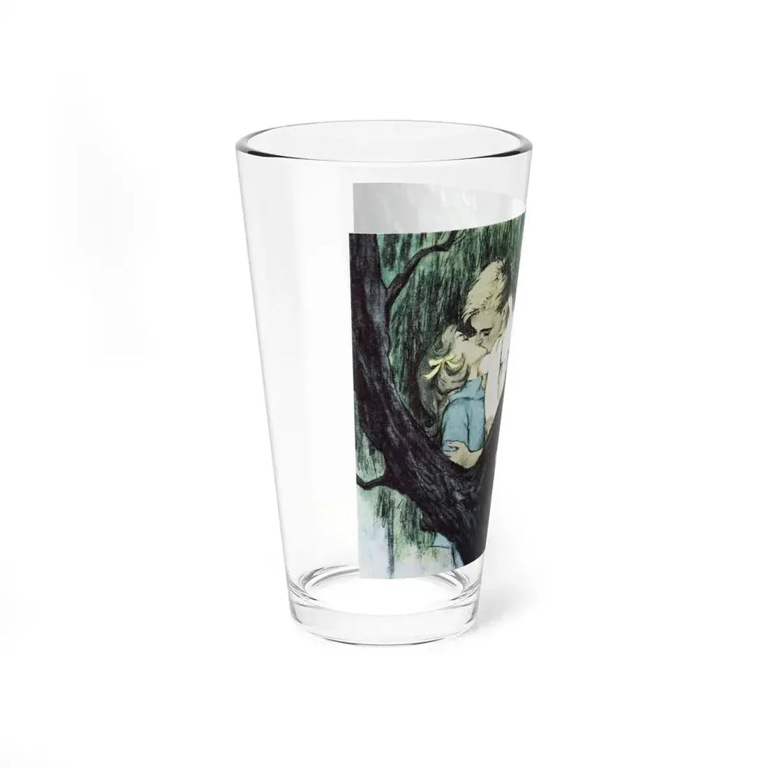 The Bridge (2), Cosmopolitan, February 1962 (Magazine Illustration) Pint Glass 16oz - Go Mug Yourself