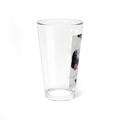 The Bridge, Chatelaine, November 1949 (Magazine Illustration) Pint Glass 16oz - Go Mug Yourself