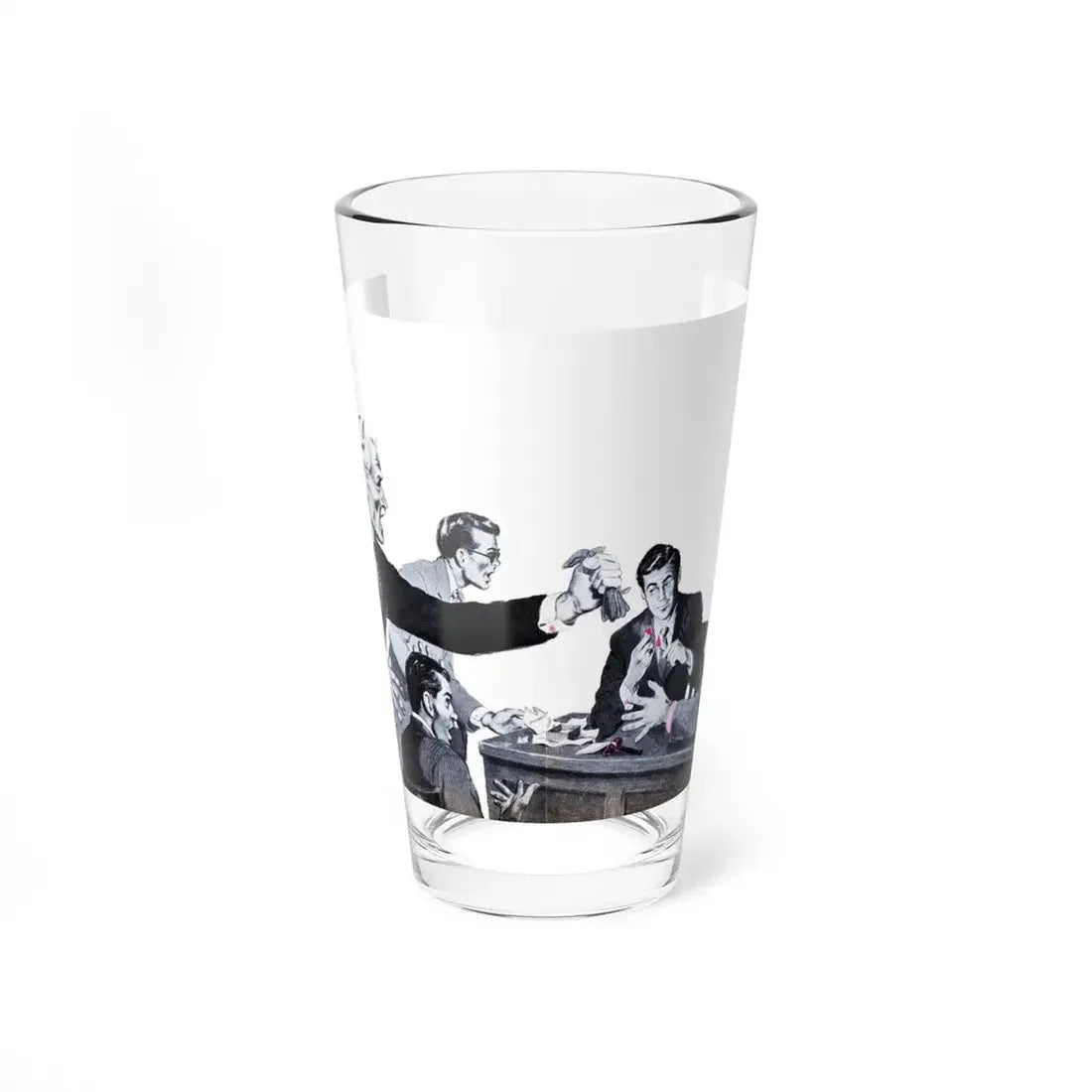 The British Guiana Magenta, Bluebook, February 1954 (Magazine Illustration) Pint Glass 16oz 16oz - Go Mug Yourself