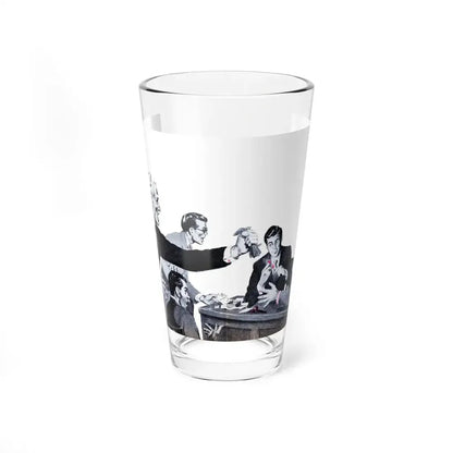 The British Guiana Magenta, Bluebook, February 1954 (Magazine Illustration) Pint Glass 16oz 16oz - Go Mug Yourself