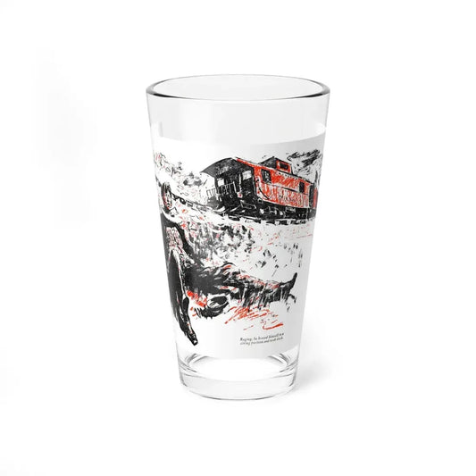 The Broad-Brimmed Hat, Blue Book Magazine, February 1948 (Magazine Illustration) Pint Glass 16oz 16oz - Go Mug Yourself