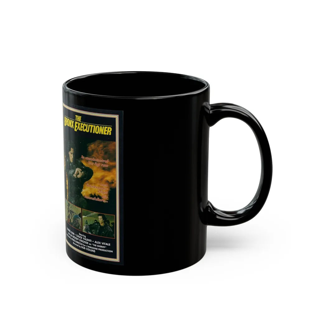 THE BRONX EXECUTIONER (VHS COVER) - Black Coffee Mug-Go Mug Yourself