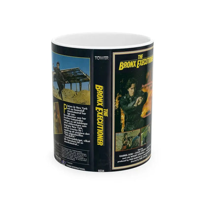 THE BRONX EXECUTIONER (VHS COVER) - White Coffee Mug 11oz - Go Mug Yourself