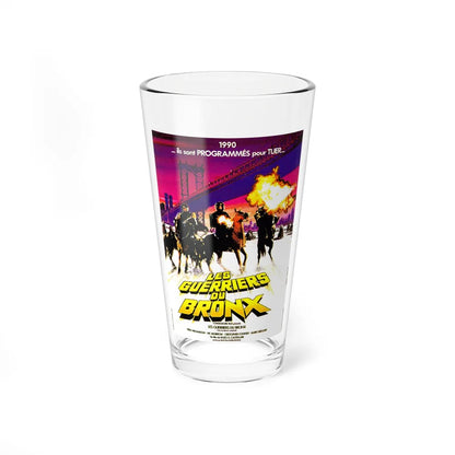 THE BRONX WARRIORS (FRENCH) 1982 Movie Poster - Pint Glass 16oz-16oz-Go Mug Yourself