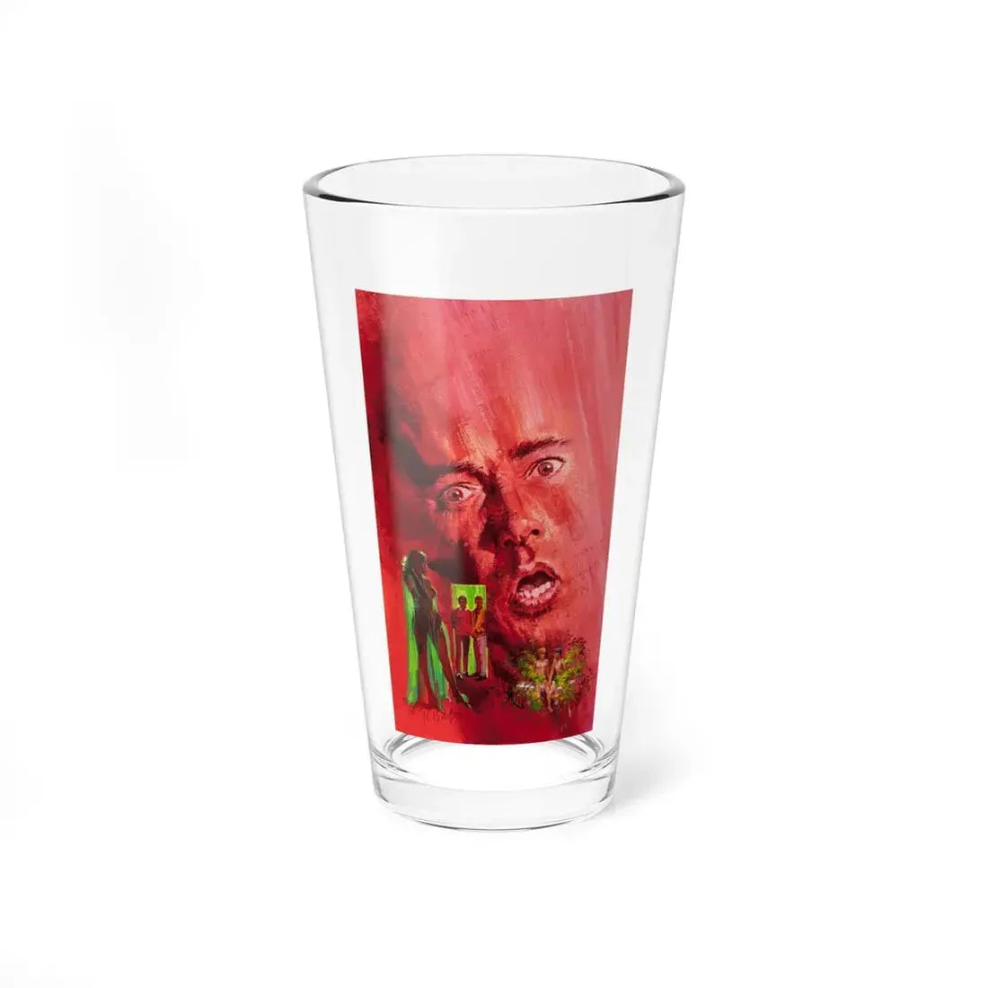 The Bronze and the Wine, Leisure paperback cover, 1966 - Pint Glass 16oz 16oz - Go Mug Yourself