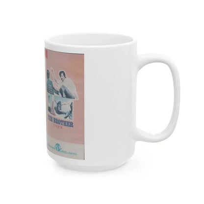 THE BROTHER (VHS COVER) - White Coffee Mug - Go Mug Yourself