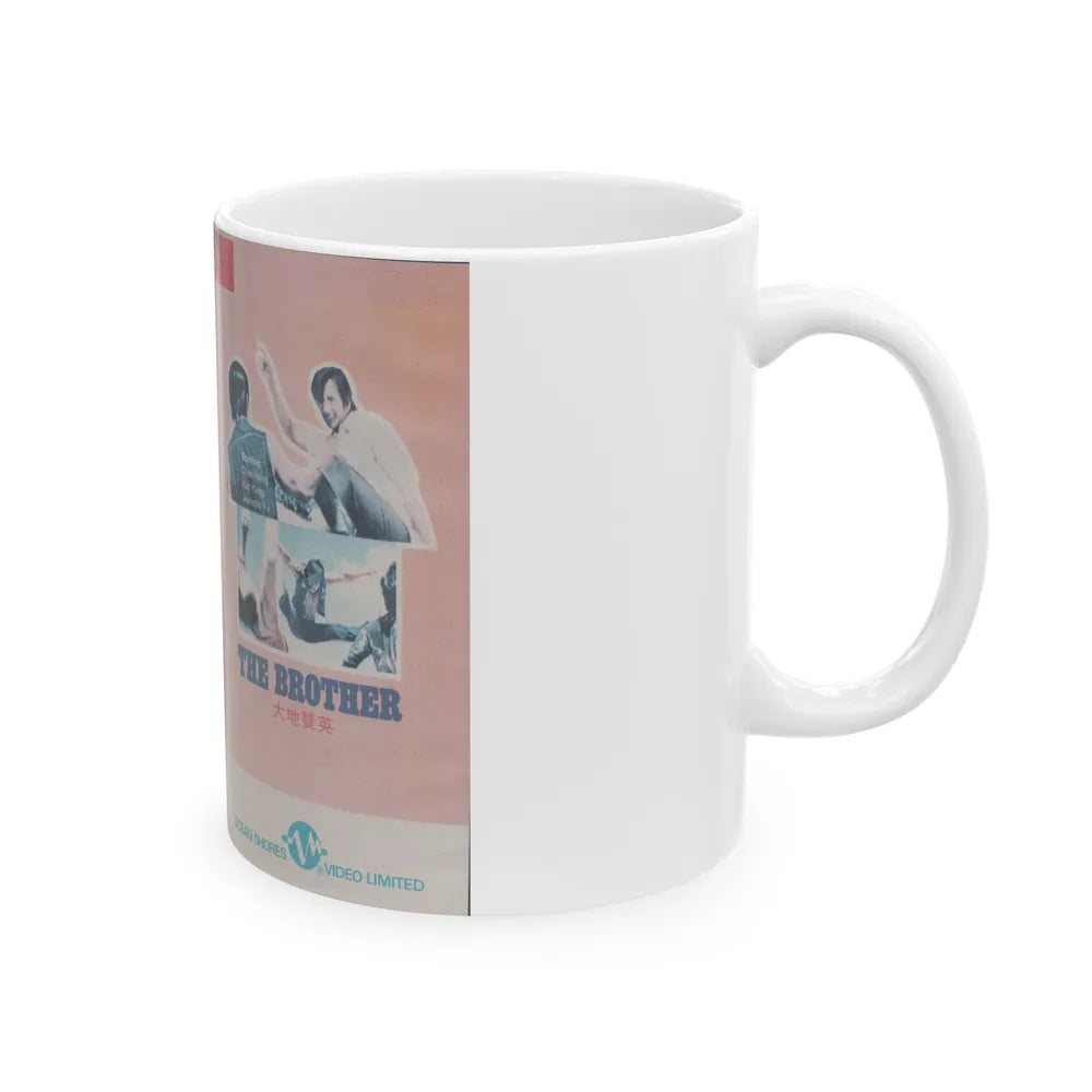 THE BROTHER (VHS COVER) - White Coffee Mug-Go Mug Yourself