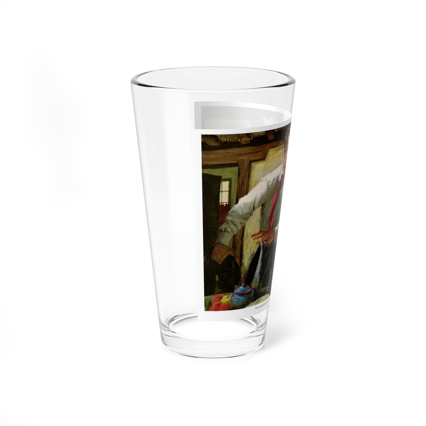 The Brush Off, 1957 (Magazine Illustration) Pint Glass 16oz-Go Mug Yourself