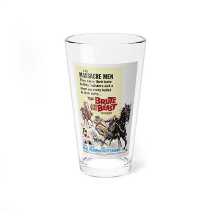 THE BRUTE AND THE BEAST 1966 Movie Poster - Pint Glass 16oz-16oz-Go Mug Yourself