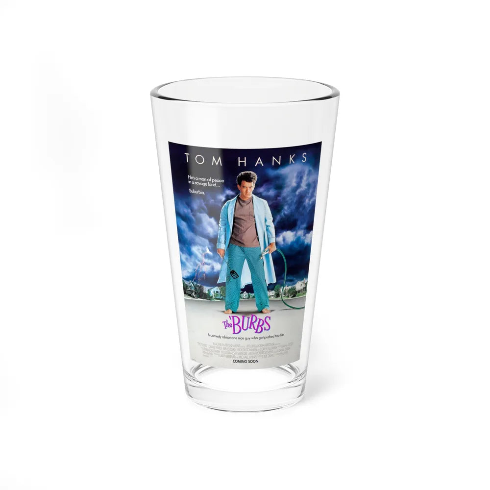 THE 'BURBS 1989 Movie Poster - Pint Glass 16oz-16oz-Go Mug Yourself