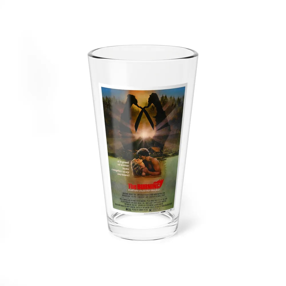 THE BURNING 1981 Movie Poster - Pint Glass 16oz-16oz-Go Mug Yourself