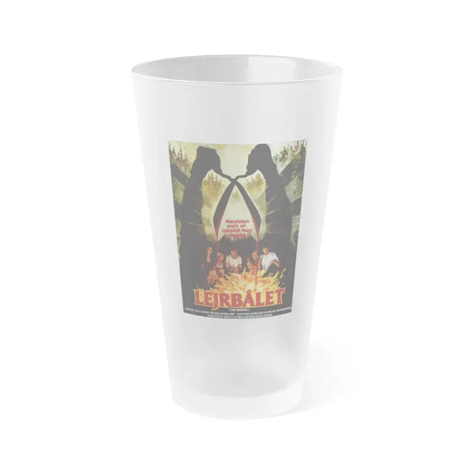 THE BURNING (DANISH) 1981 Movie Poster - Frosted Pint Glass 16oz Default Title - Go Mug Yourself