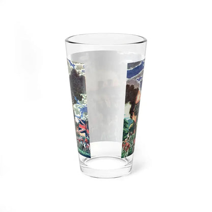 The Burning of the White House, This Week Magazine, January 19, 1964 (Magazine Illustration) Pint Glass 16oz - Go Mug Yourself