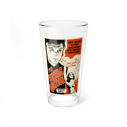 THE BURNING QUESTION (REEFER MADNESS) 1936 Movie Poster - Pint Glass 16oz-16oz-Go Mug Yourself