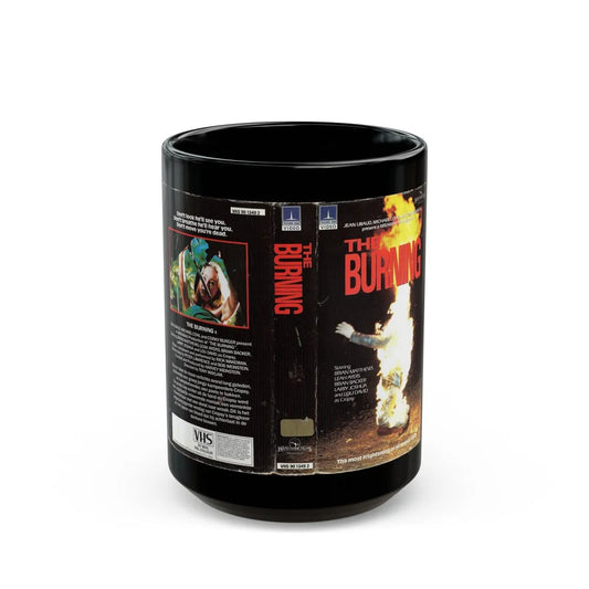 THE BURNING THORN EMI VIDEO (VHS COVER) - Black Coffee Mug-15oz-Go Mug Yourself