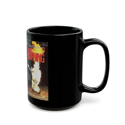 THE BURNING THORN EMI VIDEO (VHS COVER) - Black Coffee Mug-Go Mug Yourself