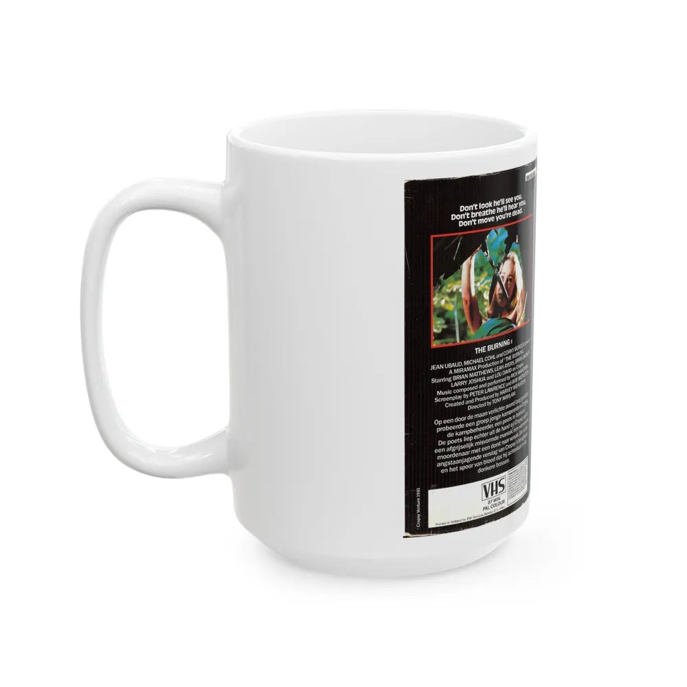 THE BURNING THORN EMI VIDEO (VHS COVER) - White Coffee Mug-Go Mug Yourself