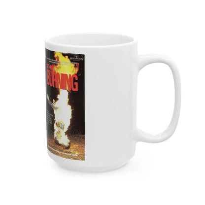THE BURNING THORN EMI VIDEO (VHS COVER) - White Coffee Mug - Go Mug Yourself
