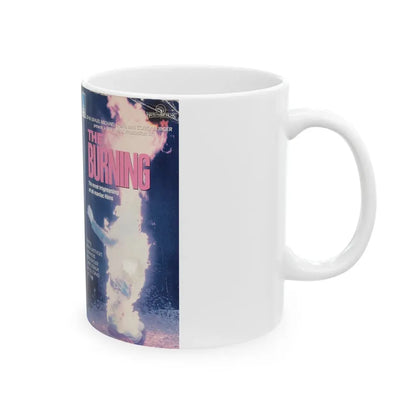 THE BURNING (VHS COVER) - White Coffee Mug - Go Mug Yourself