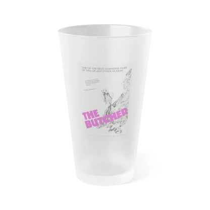 THE BUTCHER 1970 Movie Poster - Frosted Pint Glass 16oz-Go Mug Yourself