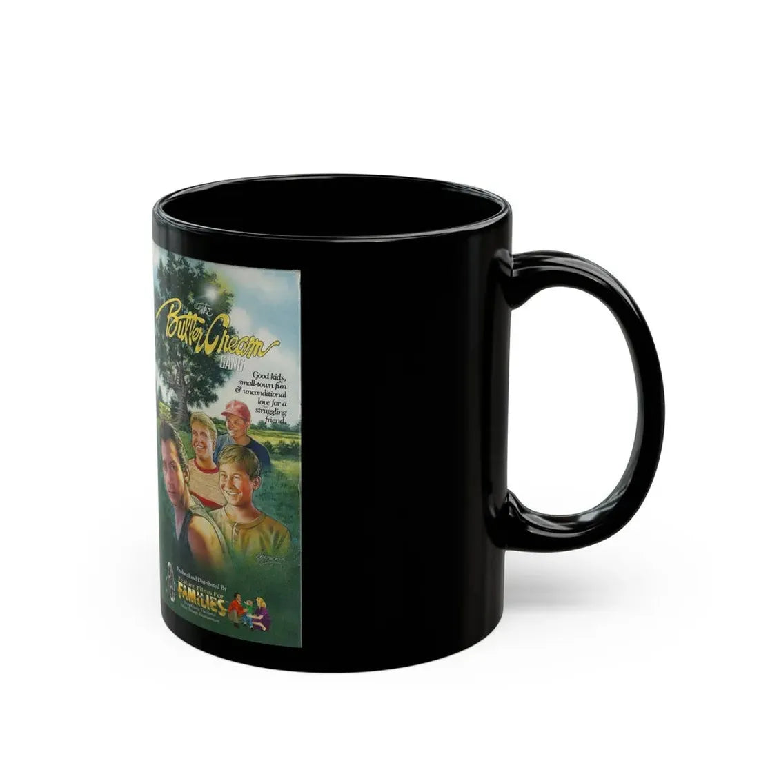 THE BUTTER CREAM GANG (VHS COVER) - Black Coffee Mug - Go Mug Yourself