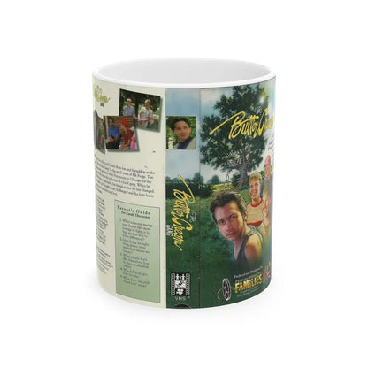 THE BUTTER CREAM GANG (VHS COVER) - White Coffee Mug 11oz - Go Mug Yourself