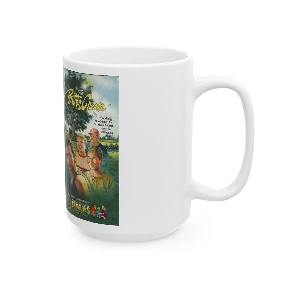 THE BUTTER CREAM GANG (VHS COVER) - White Coffee Mug - Go Mug Yourself
