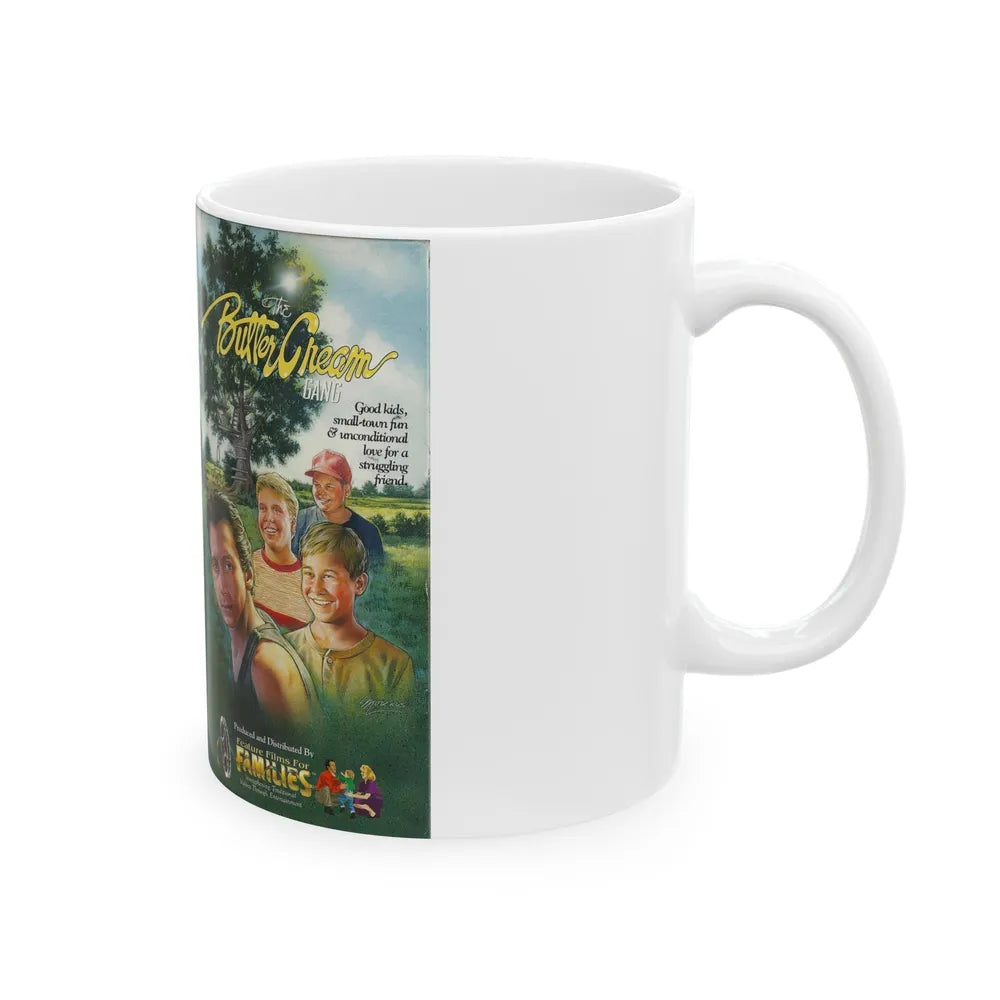 THE BUTTER CREAM GANG (VHS COVER) - White Coffee Mug-Go Mug Yourself