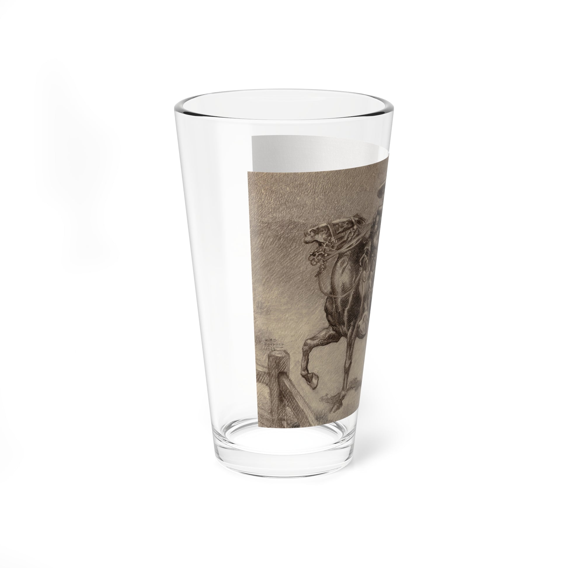 The Caballero, 1929 (Magazine Illustration) Pint Glass 16oz-Go Mug Yourself