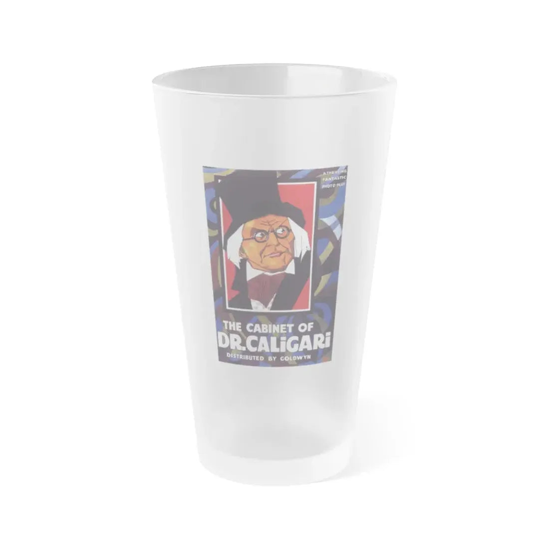 THE CABINET OF DR. CALIGARI (2) 1920 Movie Poster - Frosted Pint Glass 16oz Default Title - Go Mug Yourself