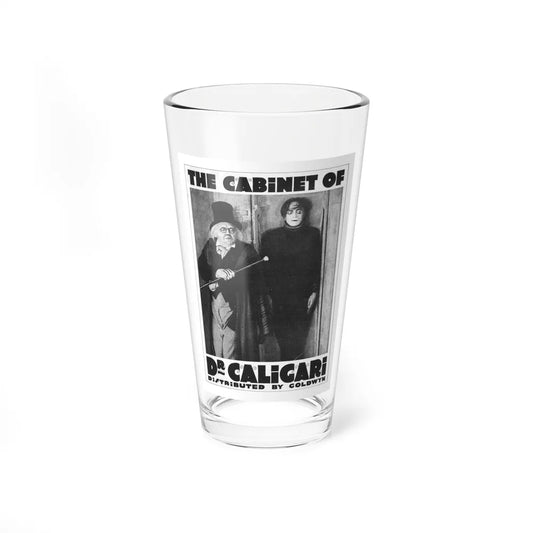 THE CABINET OF DR. CALIGARI (3) 1920 Movie Poster - Pint Glass 16oz-16oz-Go Mug Yourself