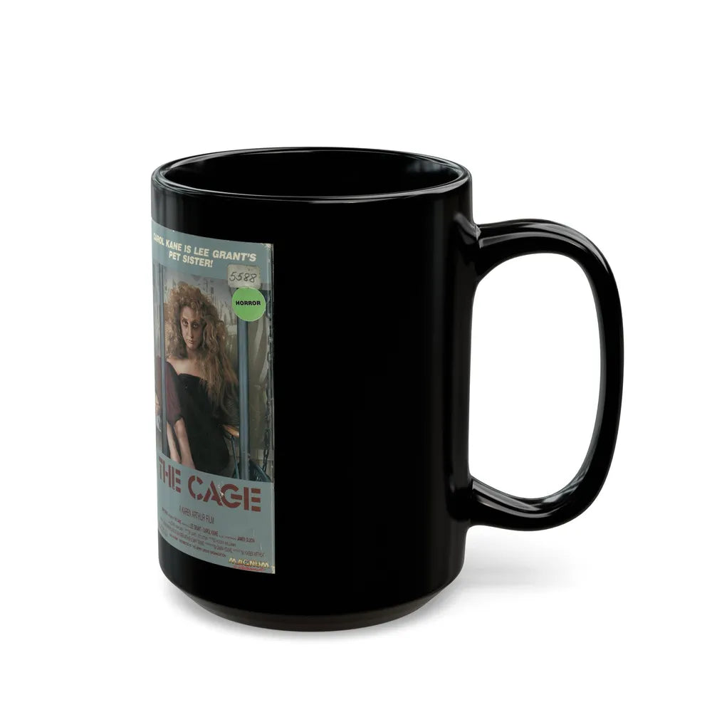 THE CAGE (VHS COVER) - Black Coffee Mug-Go Mug Yourself