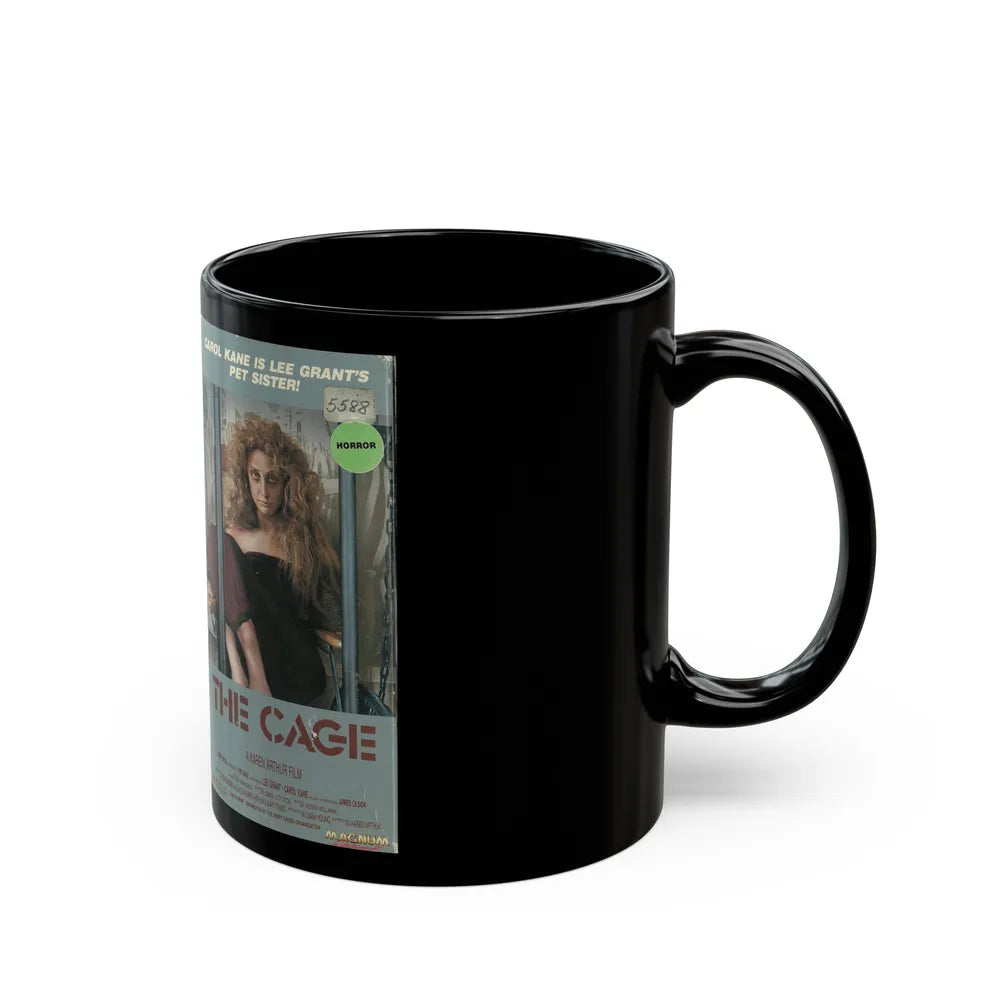 THE CAGE (VHS COVER) - Black Coffee Mug-Go Mug Yourself