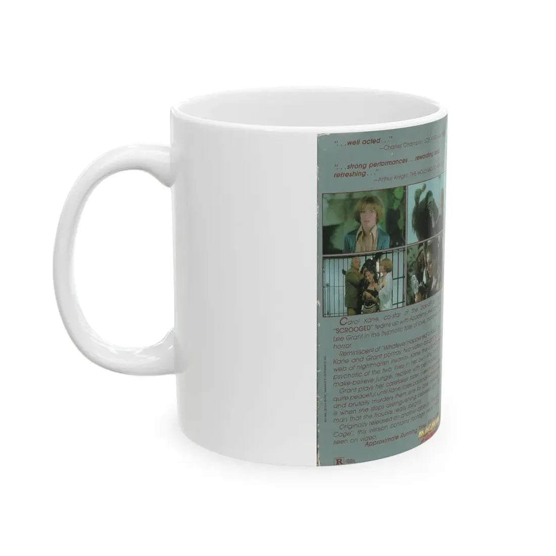 THE CAGE (VHS COVER) - White Coffee Mug - Go Mug Yourself
