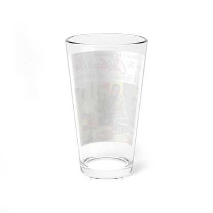 The California Way of Entertaining adv, 1950 (Magazine Illustration) Pint Glass 16oz-Go Mug Yourself