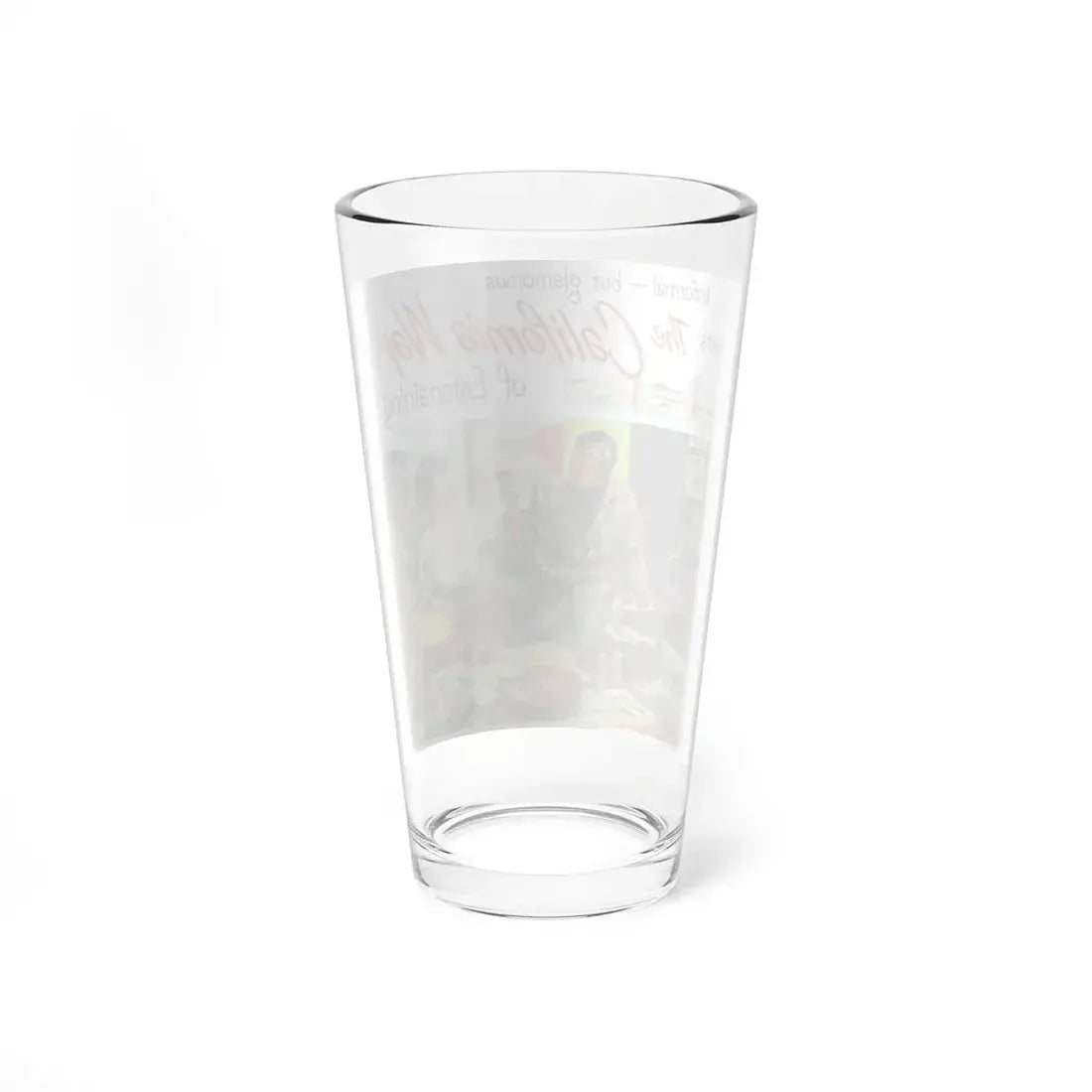 The California Way of Entertaining adv, 1950 (Magazine Illustration) Pint Glass 16oz - Go Mug Yourself